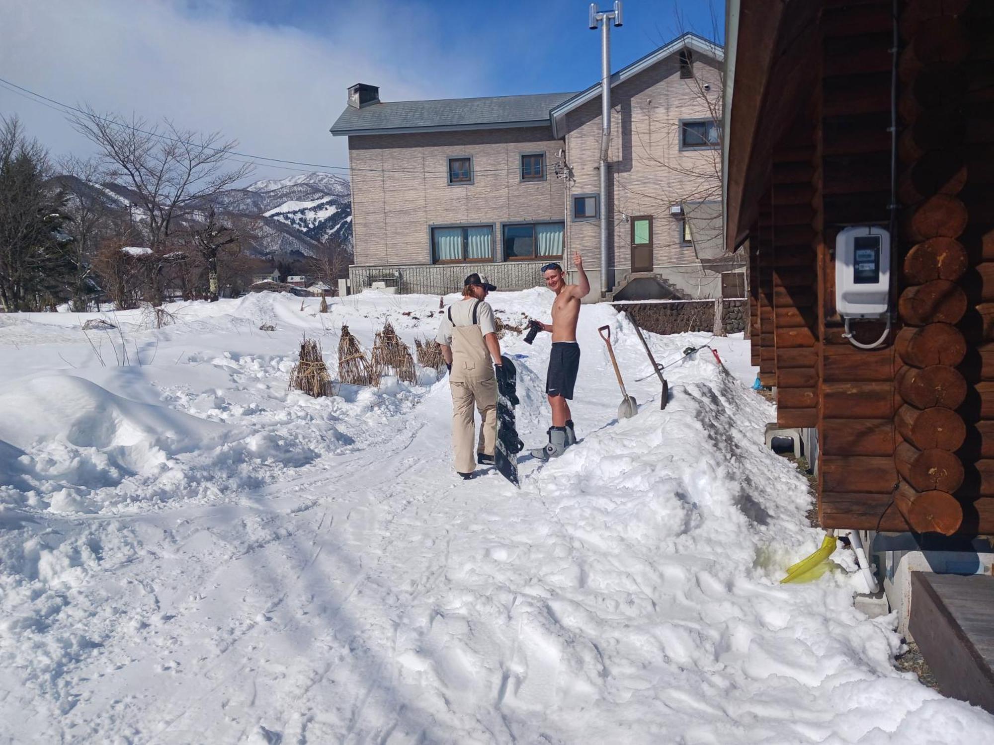 Log Cottage Villa Happo Hakuba Eksteriør billede